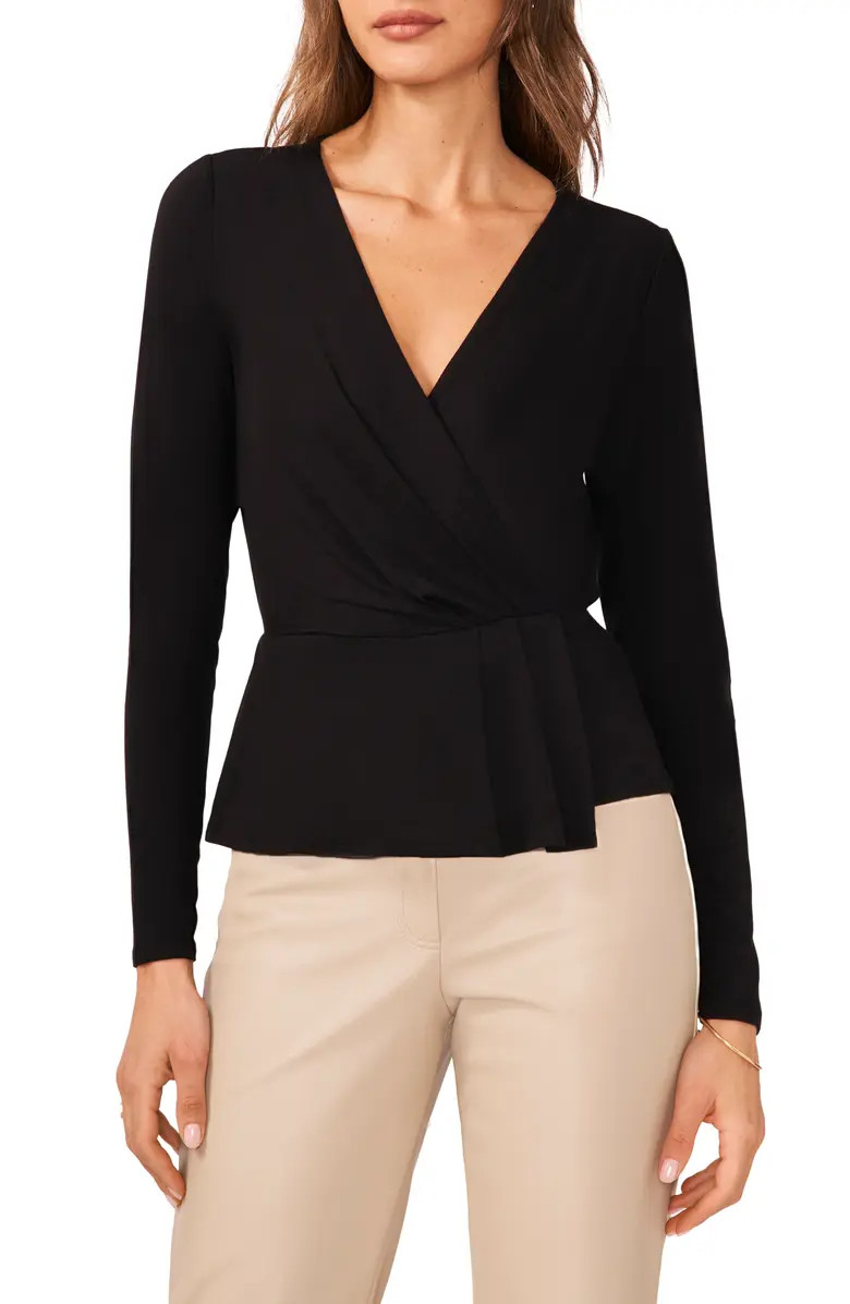 Surplice Neck Knit Top | Nordstrom