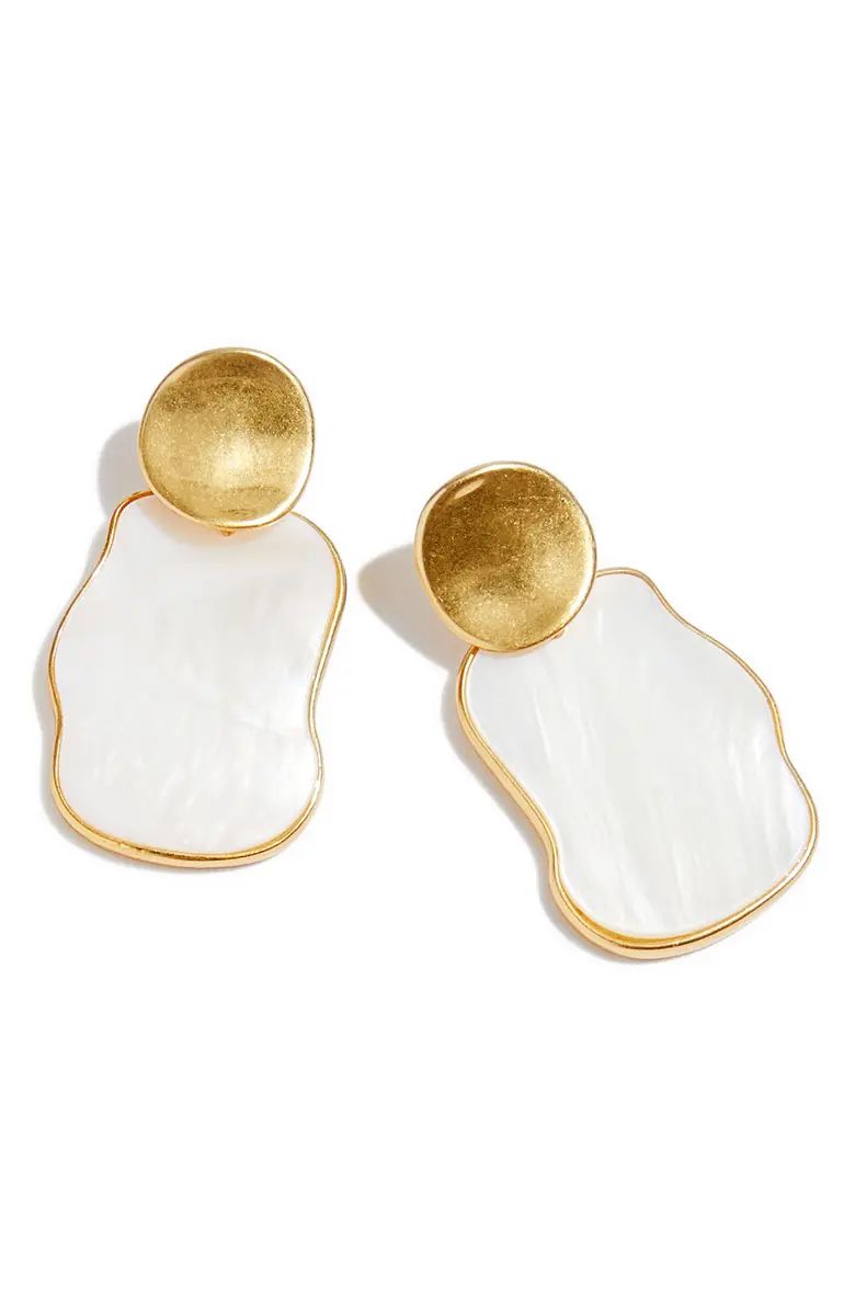 Madewell Mother-of-Pearl Statement Earrings | Nordstrom | Nordstrom
