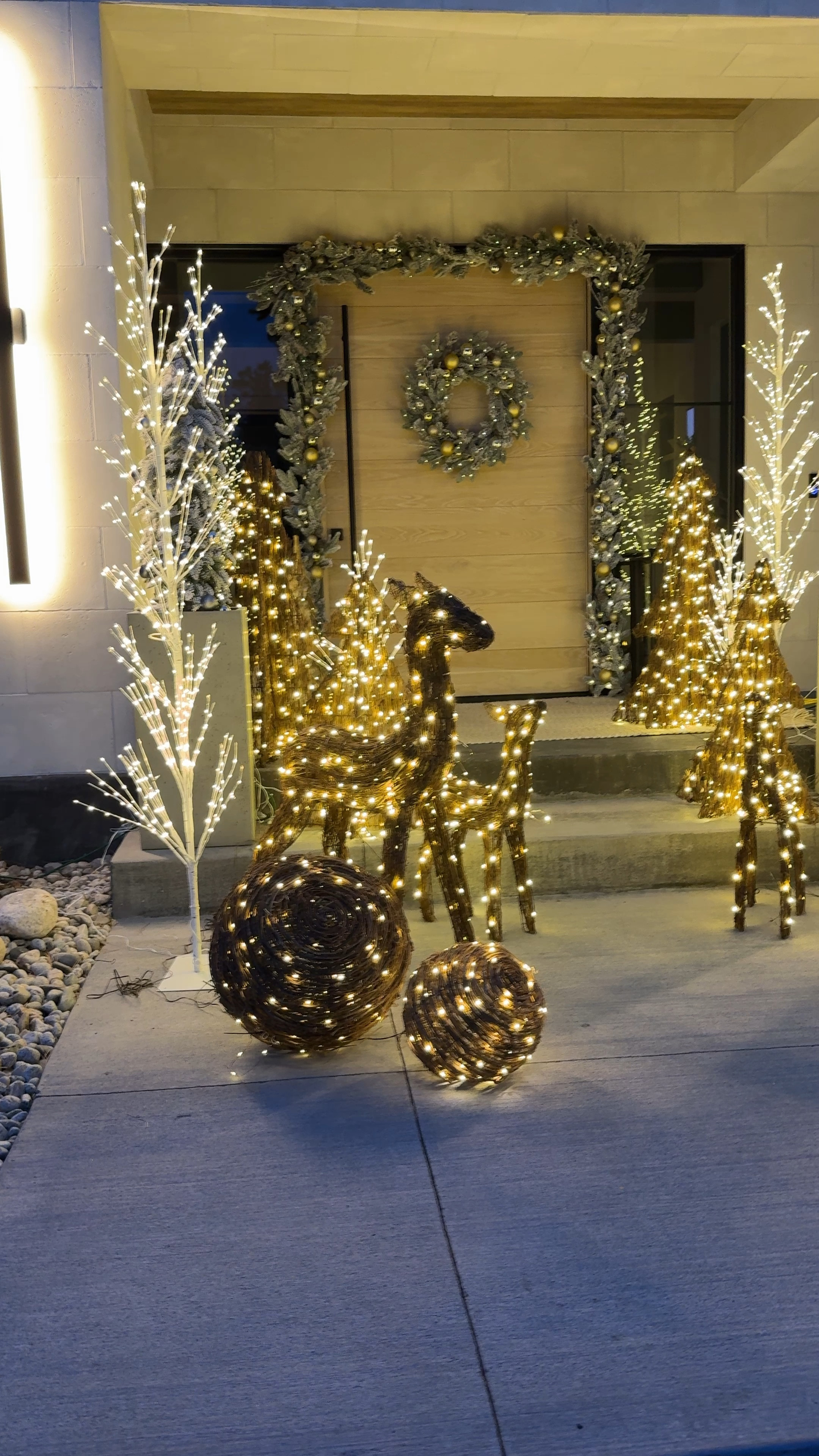 Love how these twinkly decor items make our home feel so magical! I used 3 garlands around our door. That was challenging! 

#LTKSeasonal #LTKsalealert #LTKhome