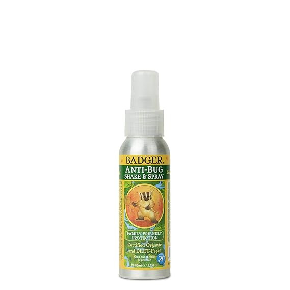 Badger - Anti-Bug Shake & Spray, DEET-Free Natural Bug Spray, Eco-Friendly, Certified Organic Mos... | Amazon (US)