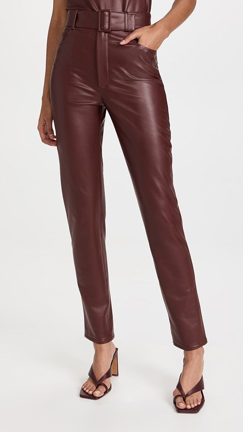 LAPOINTE Stretch Faux Leather High Waisted Pants | SHOPBOP | Shopbop