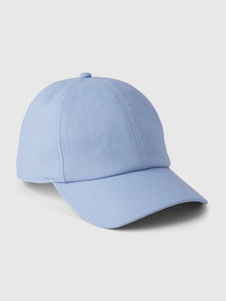 Linen-Cotton Baseball Hat | Gap (US)