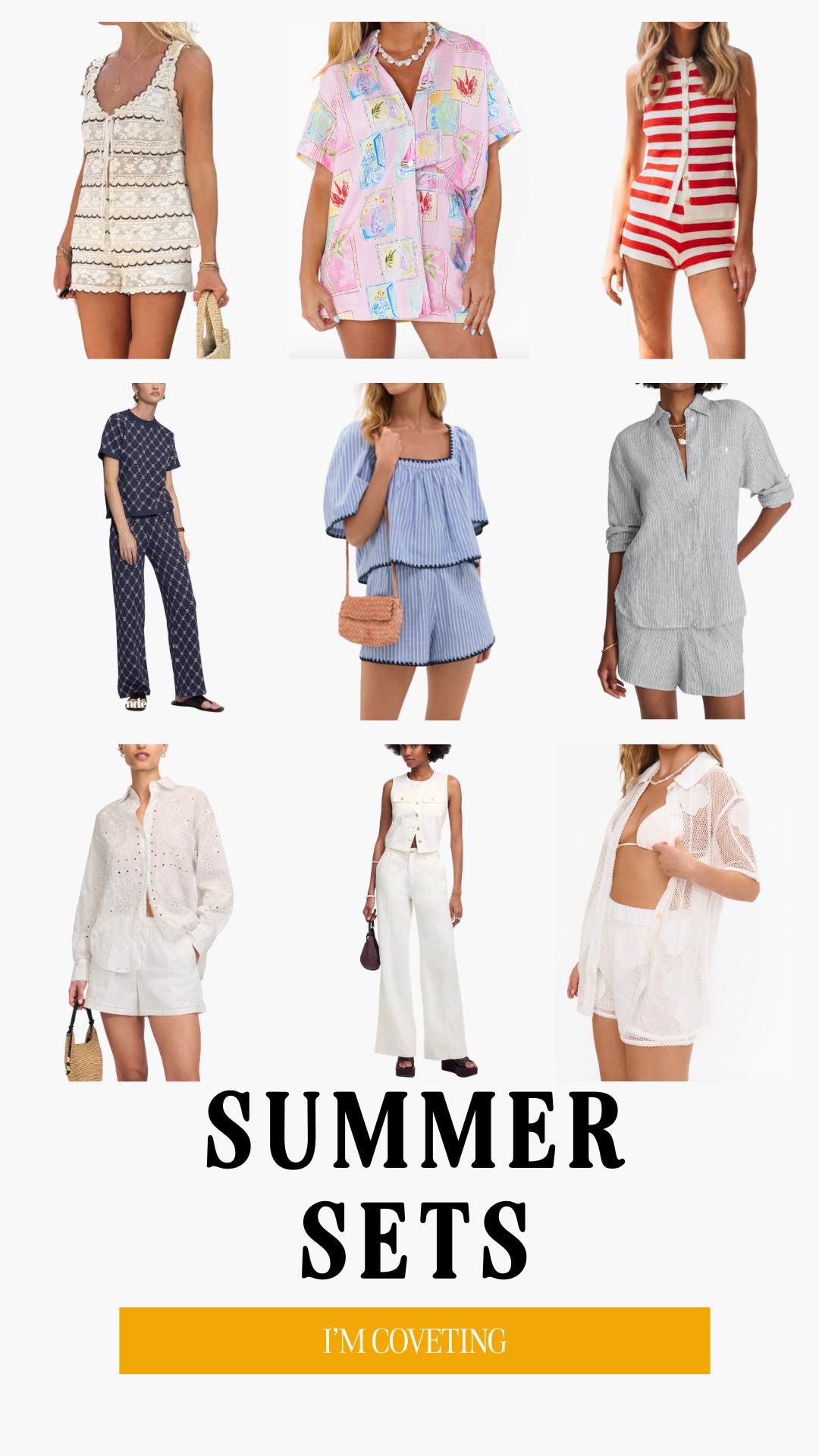  The summer sets I’m currently coveting.

East coast summer, matching sets, petite fashionn

 

#LTKOver40 #LTKPetite #LTKFindsUnder100