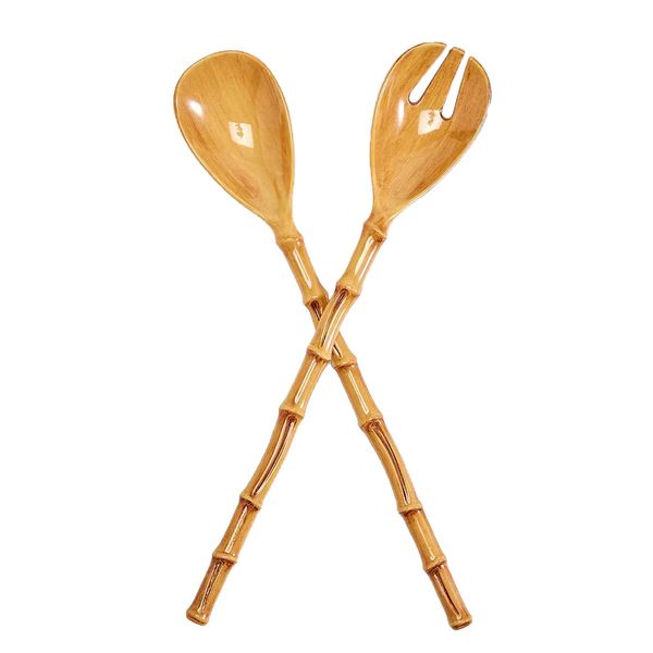 Bamboo Touch Salad Servers, Set of 2 | The Avenue