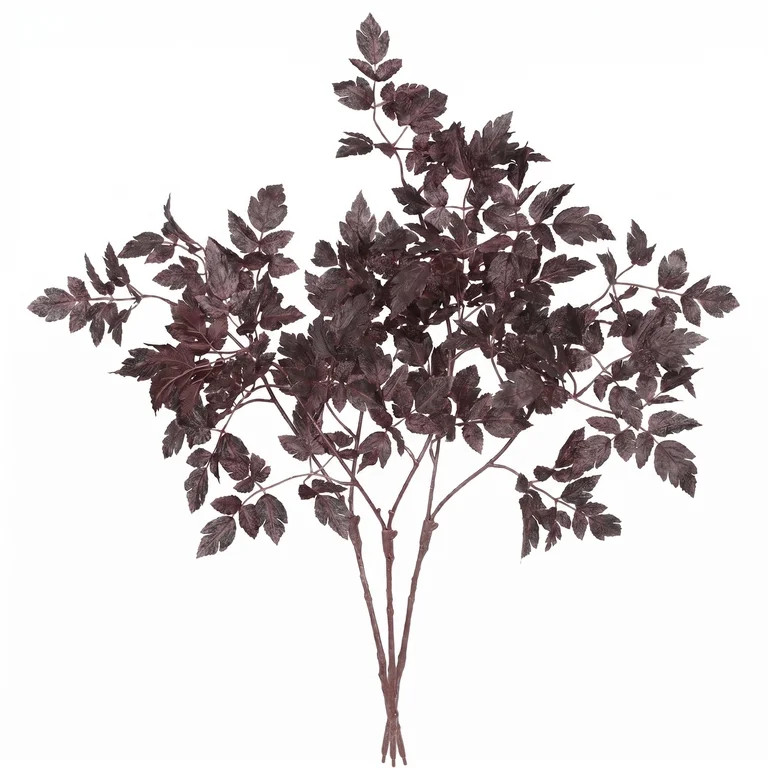 AcerichFad Artificial Fall Plants, 4 Pcs 33" Fall Fake Stems Faux Leaves Branches for Autumn Than... | Walmart (US)