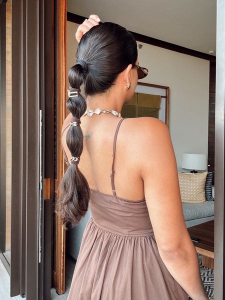 I’ll be wearing this hairstyle all summer long, vacation outfits, travel look, summer hairstyles, summer dress, drop waist dress 

#LTKStyleTip #LTKBeauty #LTKFindsUnder50