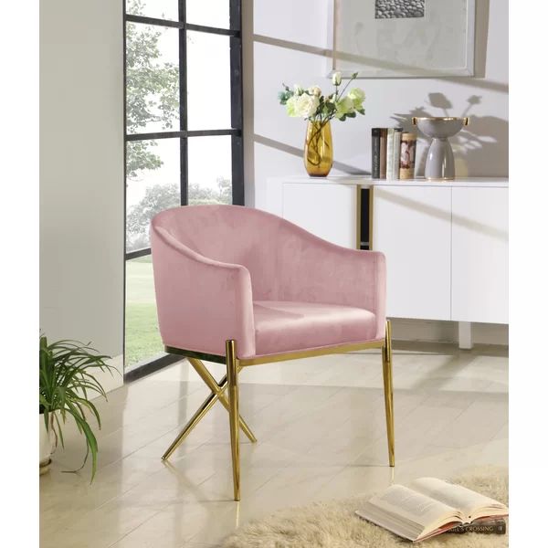 Krista Velvet Arm Chair | Wayfair North America