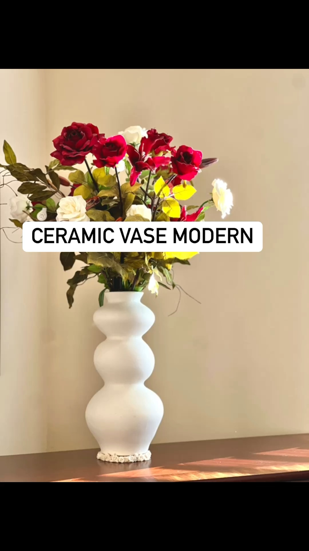 ✨What a gorgeous bedroom or living room accent! ❤️ 
This ceramic vase suits your modern style home decor. Love the texture and the minimalist vibe it gives around your space.  It’s under $40 only a few left! Grab it quick!
.
✨#bedroom #living room 
#homedecor 

#LTKhome #LTKfindsunder50 #LTKVideo