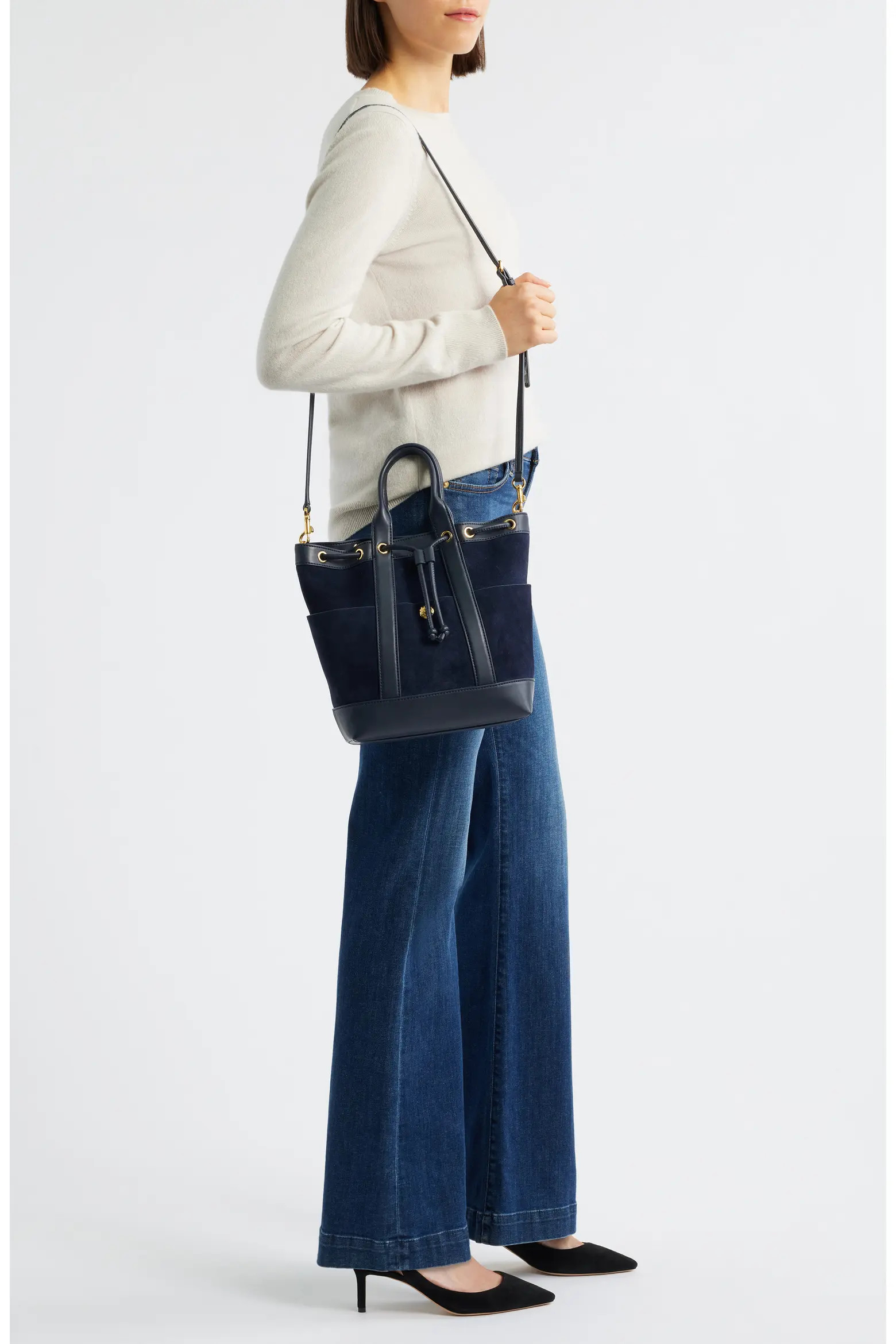 Goody Suede & Leather Bucket Bag (Nordstrom Exclusive) (Women) | Nordstromrack | Nordstrom Rack