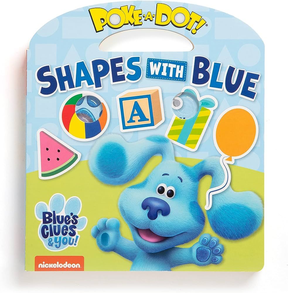 Melissa & Doug Blue's Clues & You! Children's Book - Poke-A-Dot: Shapes with Blue | Amazon (US)