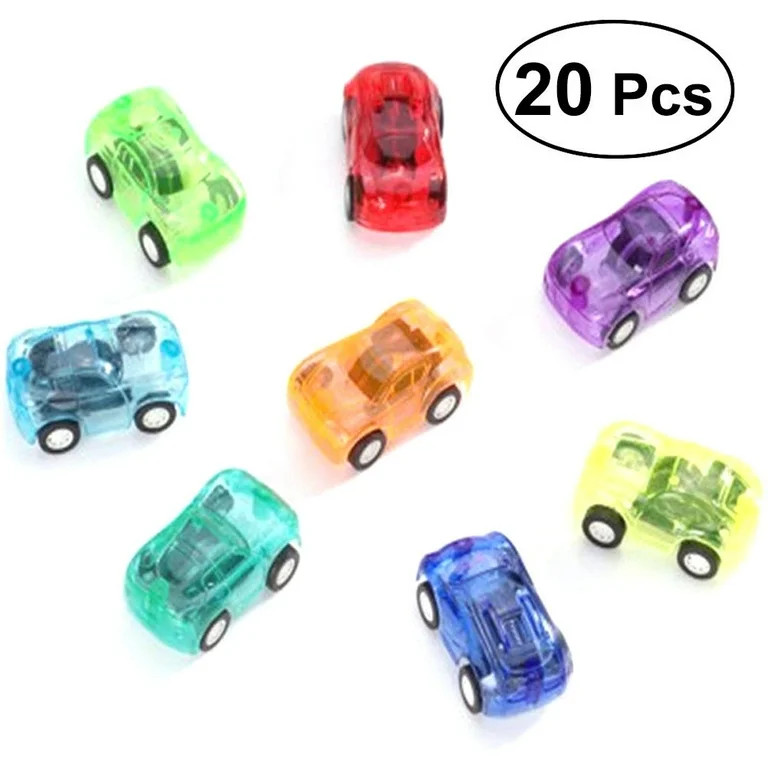Eease 20pcs Mini Pull Back Car Toy Transparent Small Vehicles Toys Plastic Funny Car Toy for Kids... | Walmart (US)