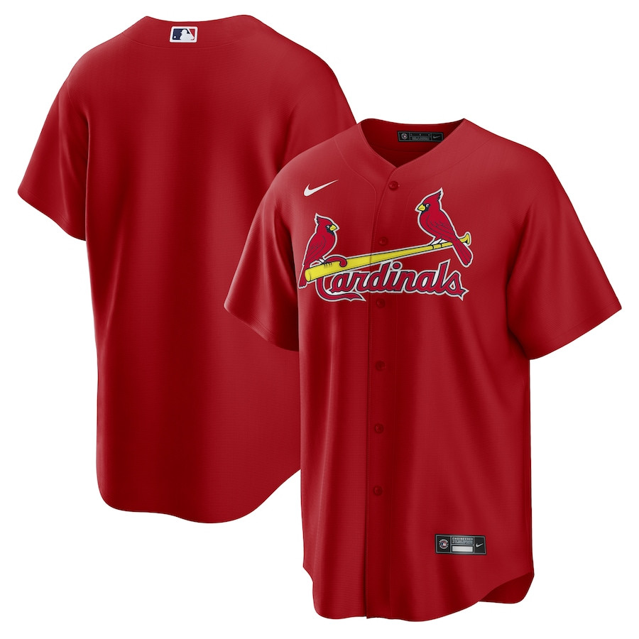 St. Louis Cardinals Nike Alternate Replica Team Jersey - Red | Fanatics