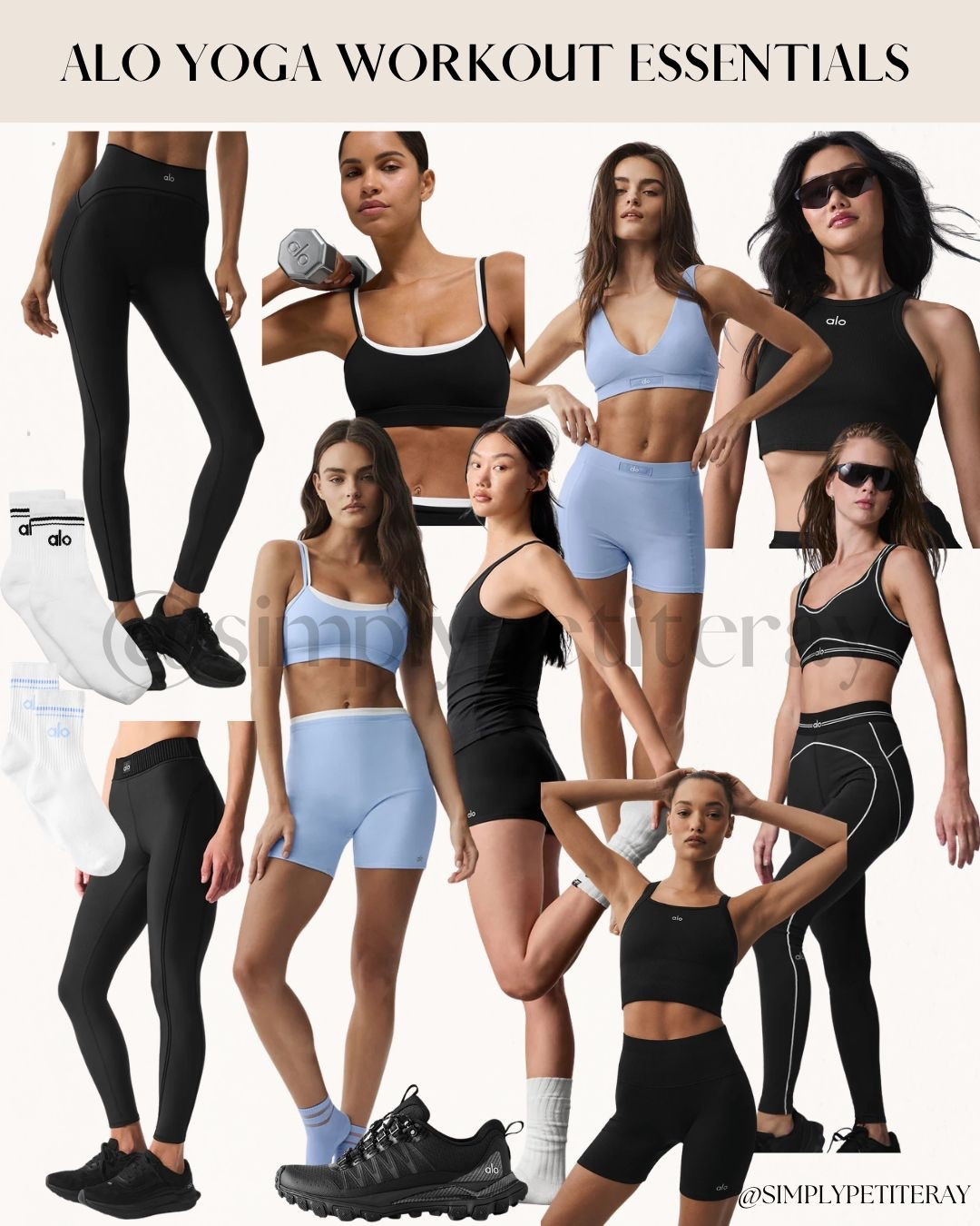 Level up your fitness game with these sleek Alo Yoga essentials! I love the classic black leggings paired with their iconic sports bras for a high-performance look that feels as good as it looks. 🖤💪

This collection features everything from airy blue biker shorts to structured tanks and those must-have crew socks. Whether you are hitting the gym or yoga studio, these pieces offer the perfect blend of style and support! ✨👟

#AloYoga #WorkoutEssentials #GymOOTD #ActivewearStyle #YogaInspo #FitnessFashion #AloFinds #GymGirlLook


#LTKfitnessgoals #LTKootd #LTKActive