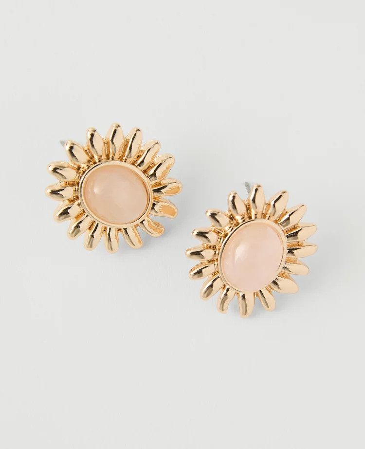 Sun Stone Stud Earrings | Ann Taylor