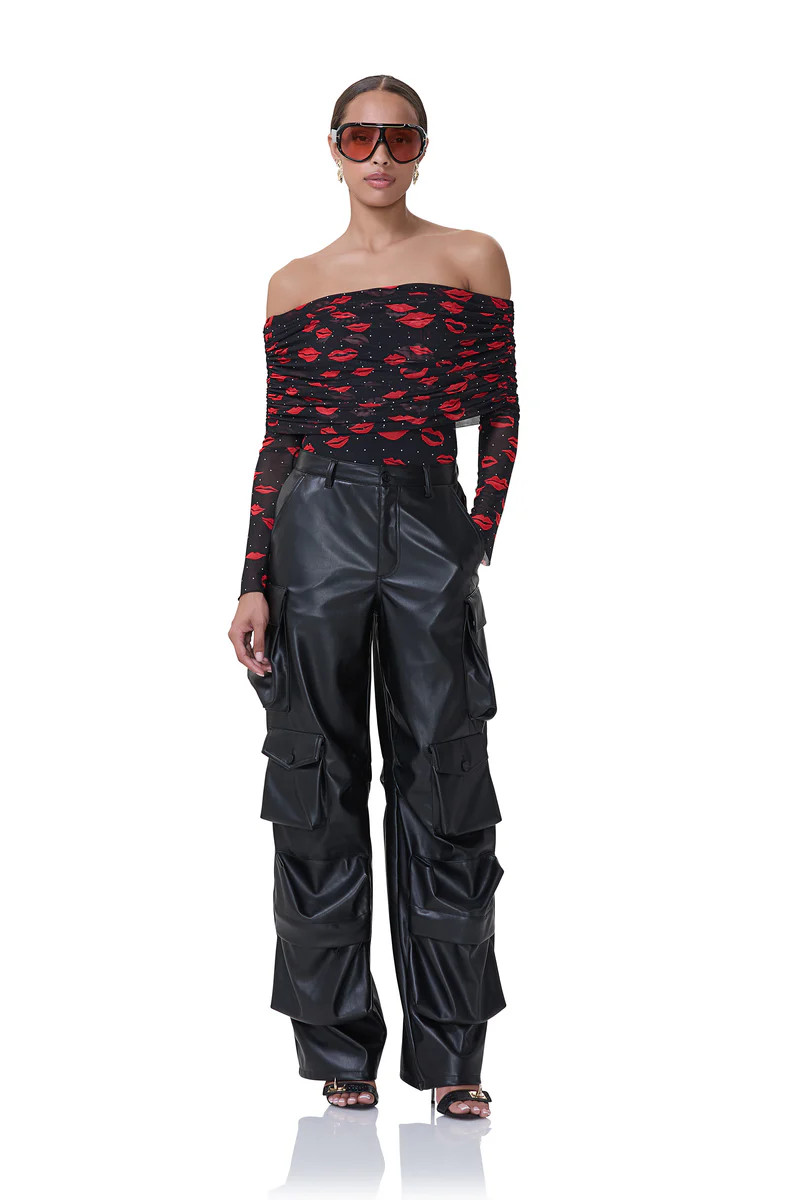 Maxine Bodysuit - Rouge Kiss | ShopAFRM