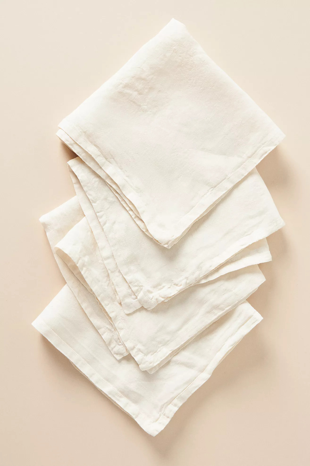 Edison Portuguese Linen Napkins, Set of 4 | Anthropologie (US)