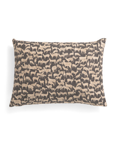 Made In Usa 13x18 Fauna Deer Feather Filled Luxury Pillow | TJ Maxx
