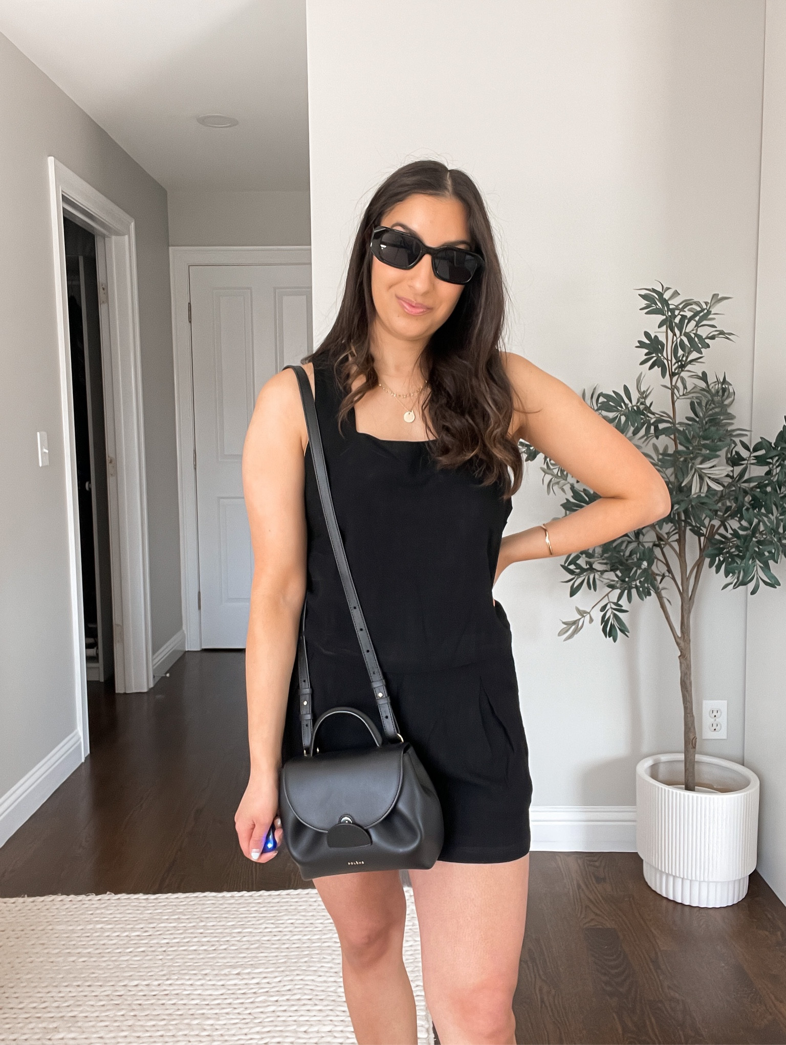 Amazon Black linen 2 piece set that’s perfect for summer day or works for a night out 🖤✨

#polene date night outfit 

#LTKstyletip #LTKFind #LTKunder50