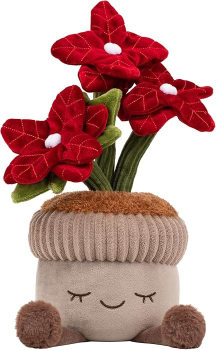 Russ Greenhouse 12-Inch Poinsettia Plant Plush - Ultrasoft Official Jazwares Plush - Ages 3+ | Amazon (US)
