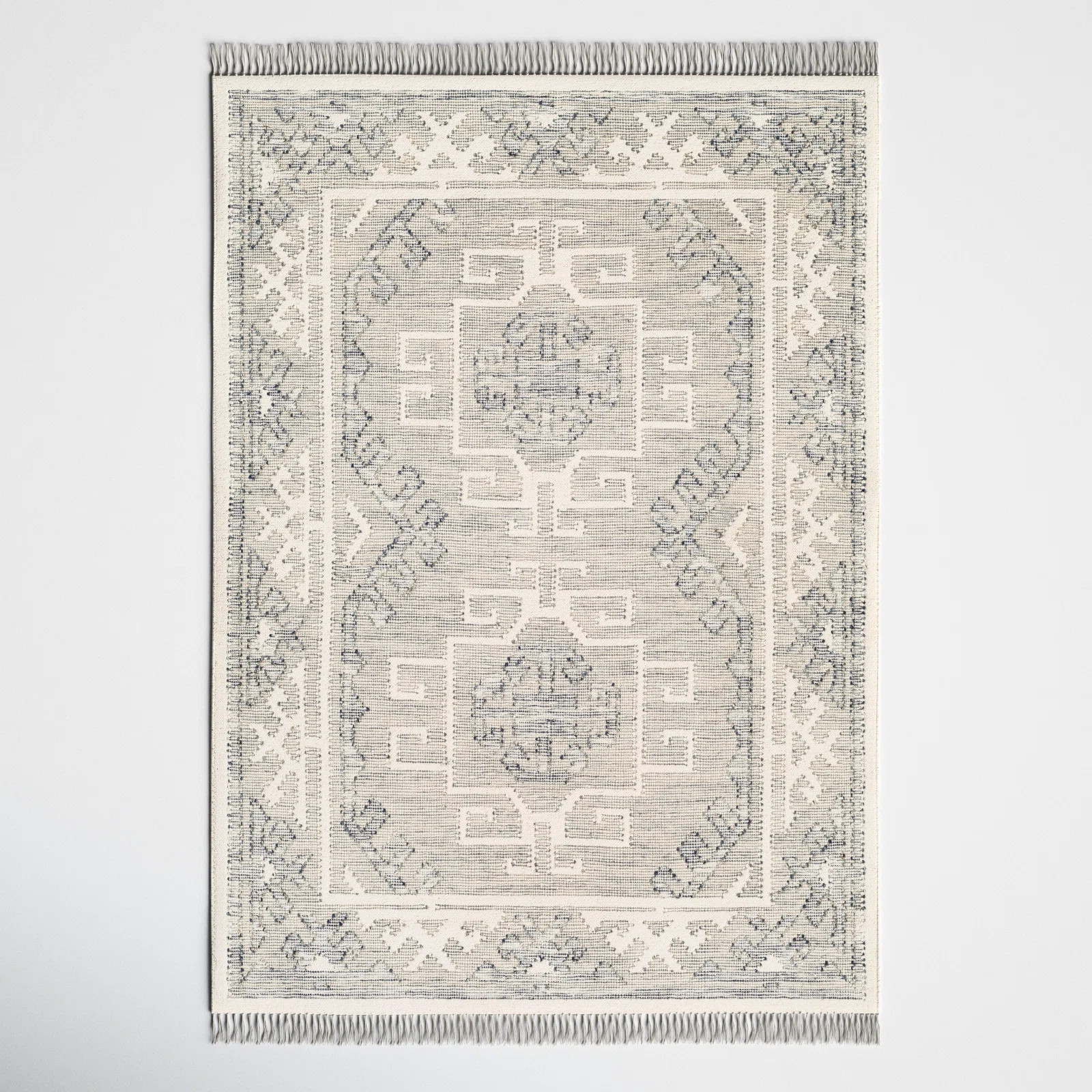 Saber Oriental Hand Woven Wool Area Rug in Gray/BlueByBirch Lane™4.7Rated 4.7 out of 5 stars.6 ... | Wayfair North America