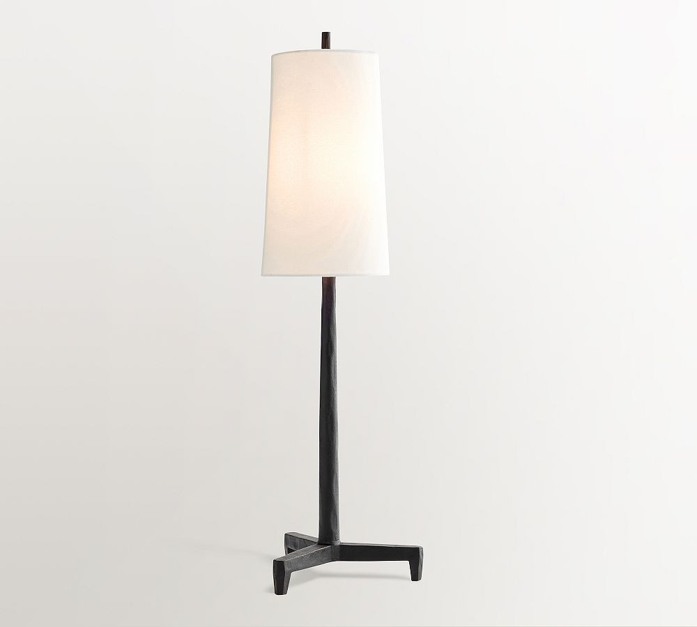 Fallon Forged-Iron Table Lamp (22"-32") | Pottery Barn (US)