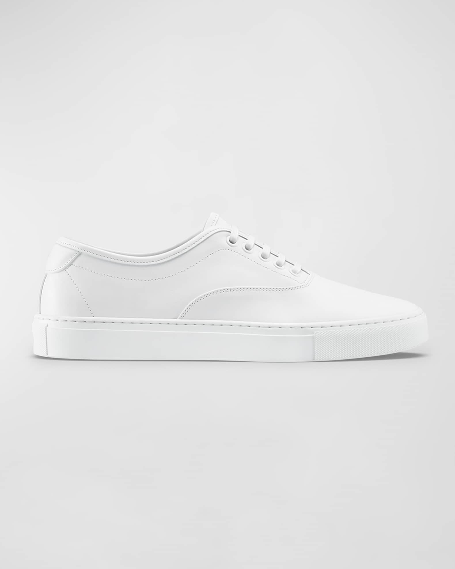 Men's Portofino Leather Low-Top Sneakers | Neiman Marcus