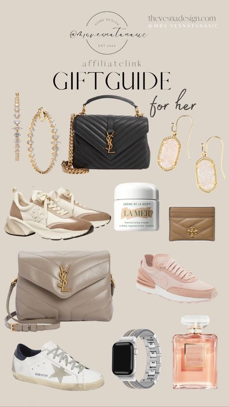 Gift Guide for her! 

GiftGuide, giftguide for her, YSL bag, Nike shoes, sneakers, wallet, beauty, la mer, earrings, kendra scott, Nordstrom, Tory Burch, Golden Goode sneakers, shoes, gifts, Valentine’s Day, Valentines day, gifts, gift for her, home, fashion, style, sale, bag, purse, 

#LTKSeasonal #LTKGiftGuide #LTKSale