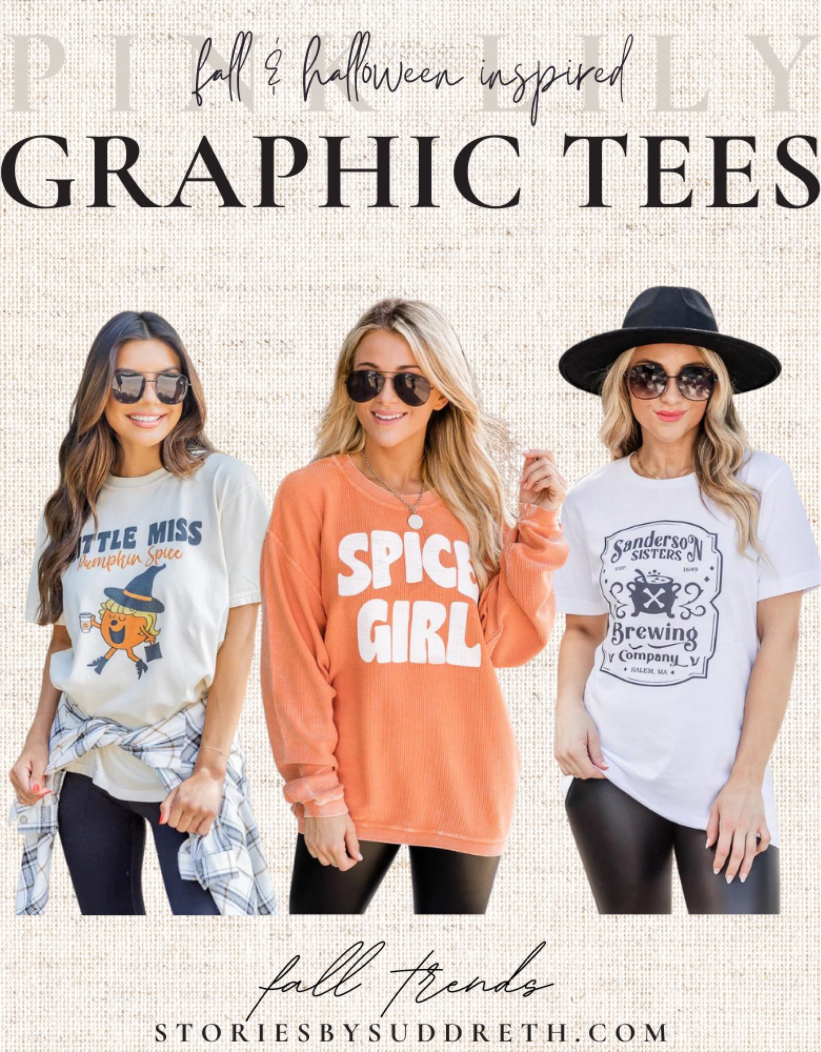 Fall and Halloween inspired graphic tees and graphic sweatshirts! 

fall outfits, fall fashion, travel outfit, airport outfits, Halloween party, pink lily, fall graphic tees, Halloween graphic tees

#fallgraphictee #falloutfits #halloweengraphictee #traveloutfit #fallfashion #pinklily #halloween #fall

#LTKstyletip #LTKSeasonal #LTKSale