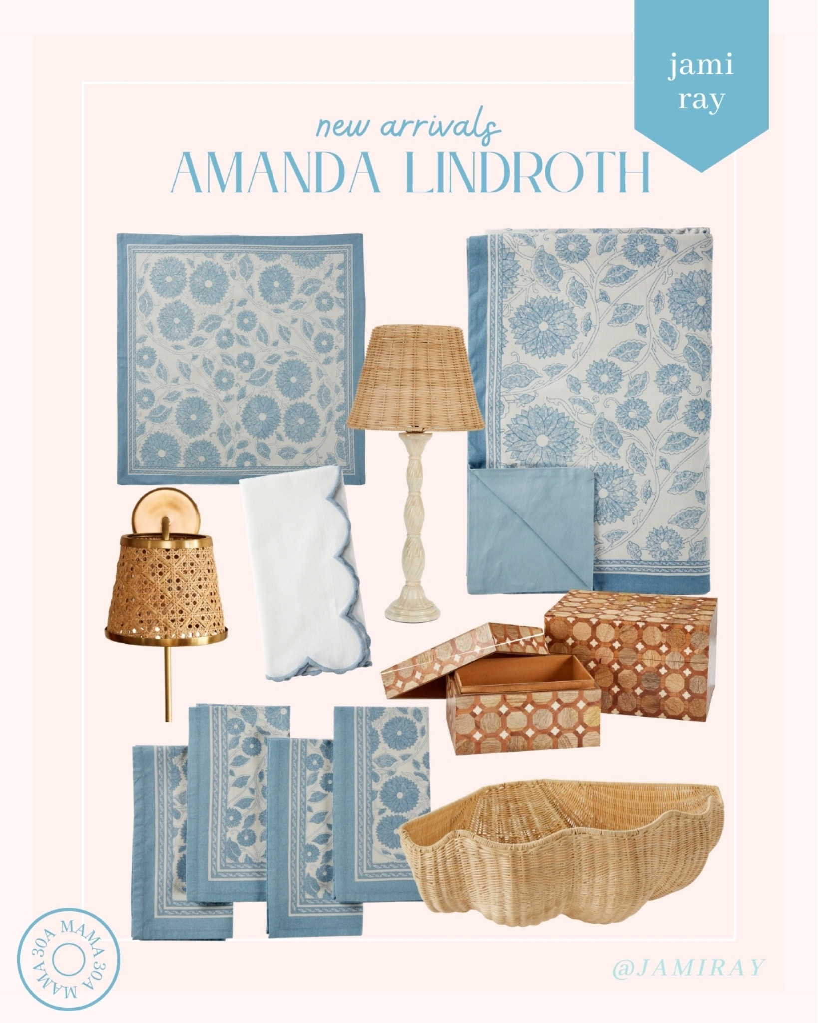 New arrivals at Amanda Lindroth - wicker, coastal grandma blue duvet and more

#LTKhome #LTKstyletip #LTKSeasonal