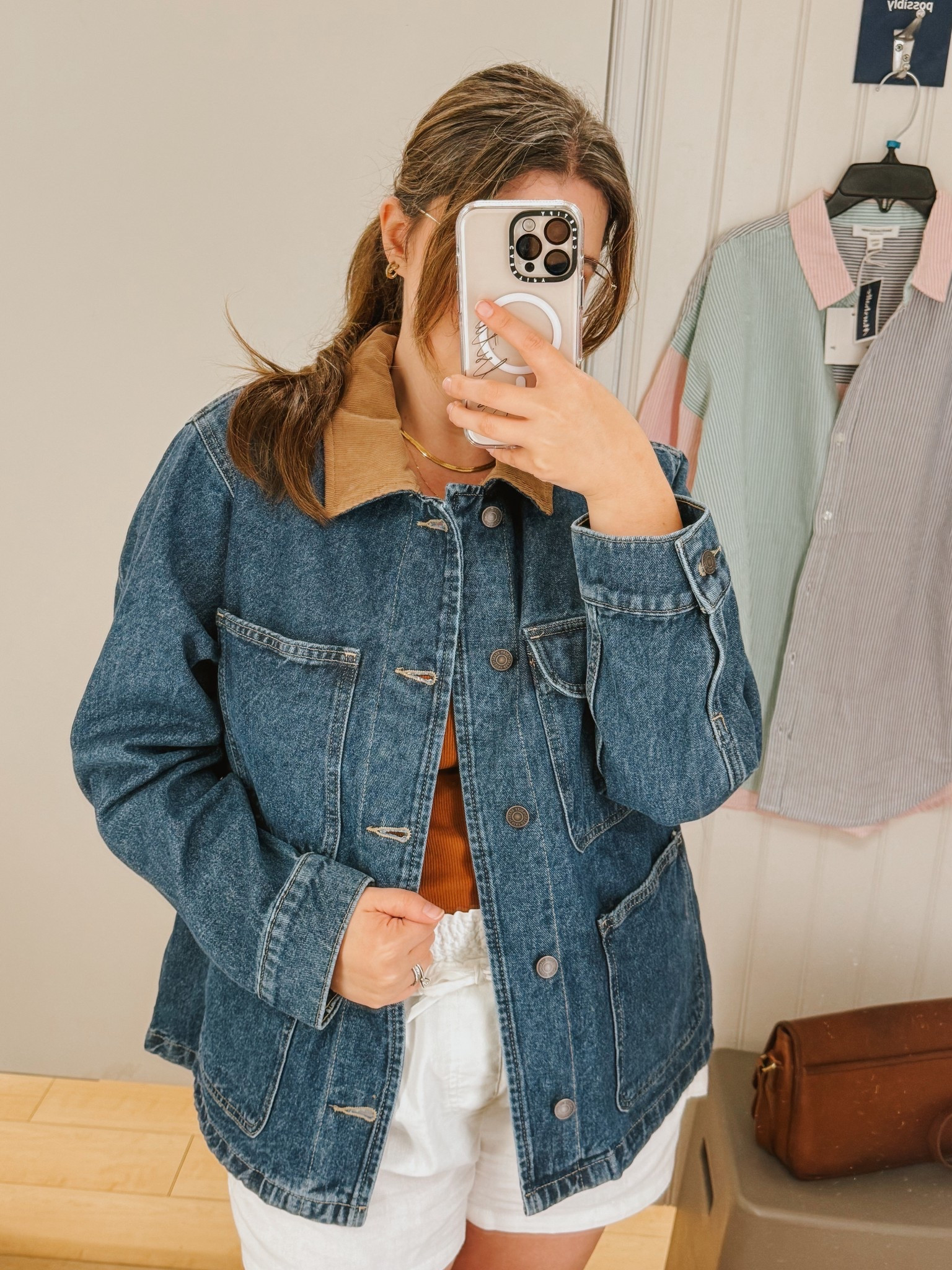 Major score at Marshall’s! Snagged this Lucky Brand denim barn jacket with a corduroy collar—perfect for a crisp Wyoming fall 🍂🧥 Since Marshall’s finds can be hit or miss, I’ve rounded up some great dupes for men, women, and kids so you can get the look too!

#LTKSeasonal #LTKMidsize #LTKStyleTip