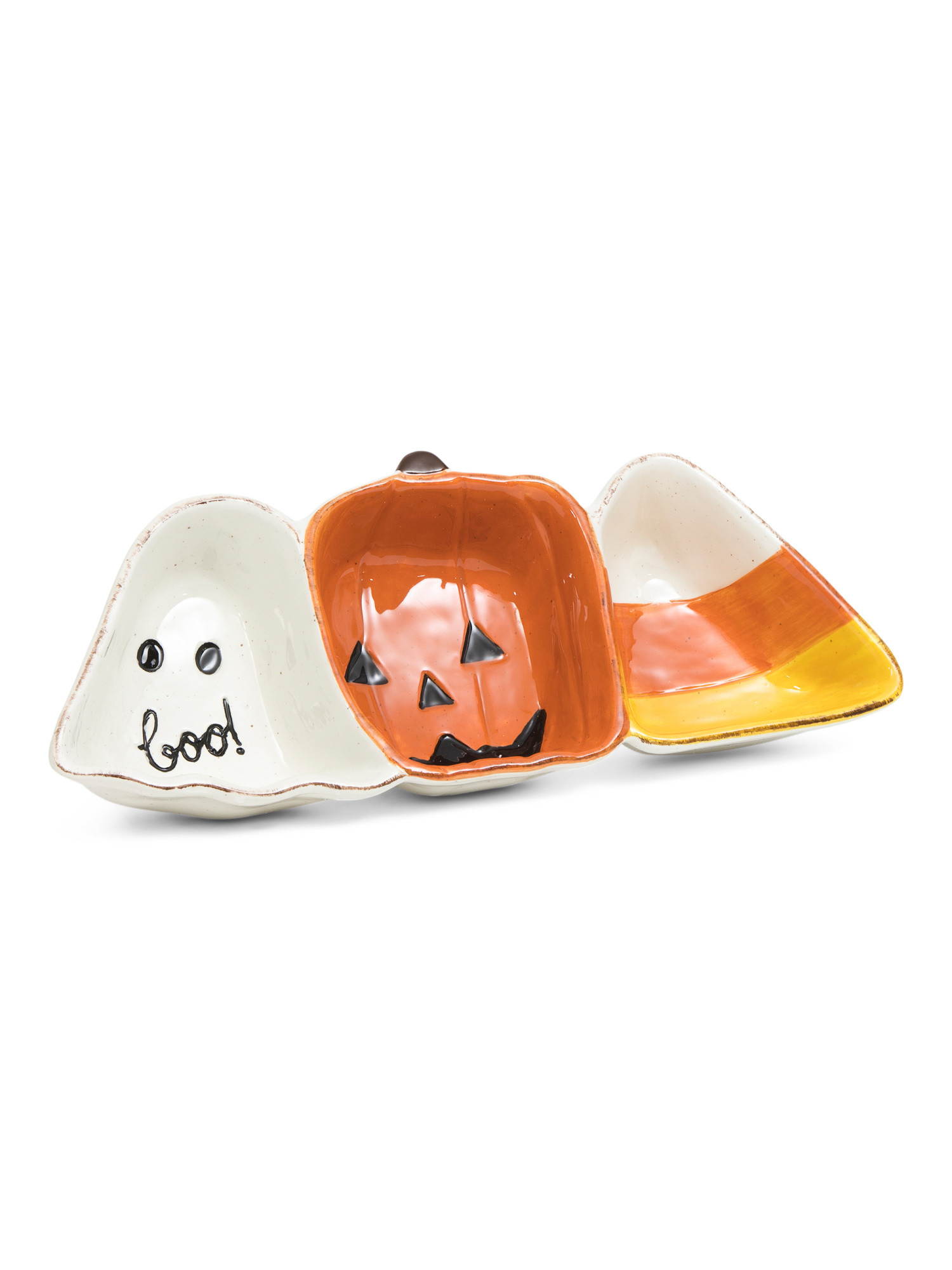 3 Section Candy Corn Bowl | TJ Maxx