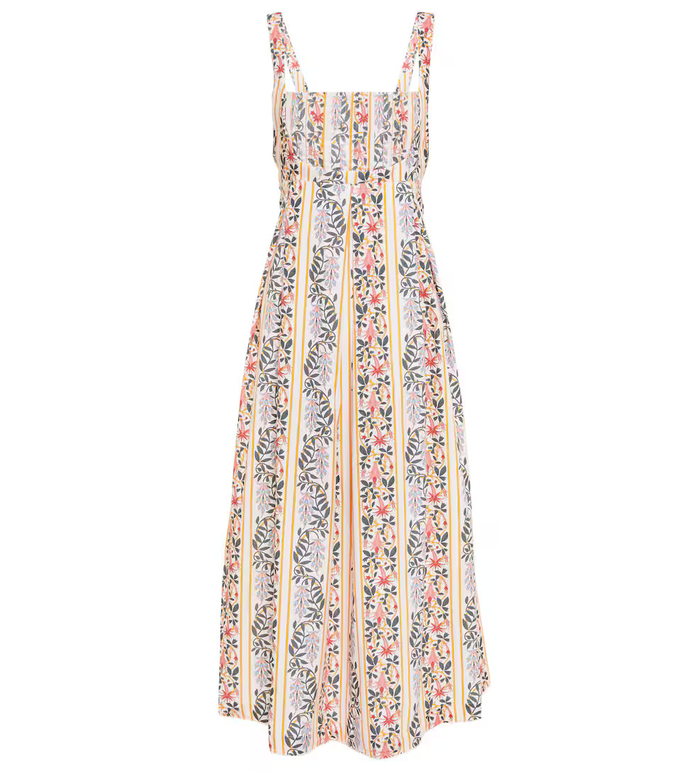 Hortensia floral cotton midi dress | Mytheresa (INTL)