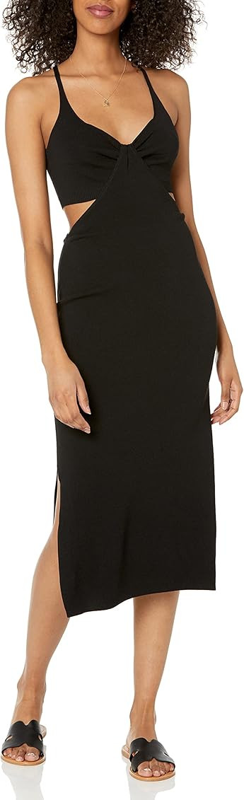 The Drop Women's Zuri Fitted Cut-out One Shoulder Maxi Sweater Dress | Amazon (US)
