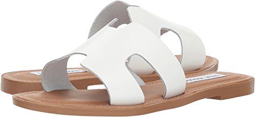 Steve Madden Women's Kann White 6 M US | Amazon (US)