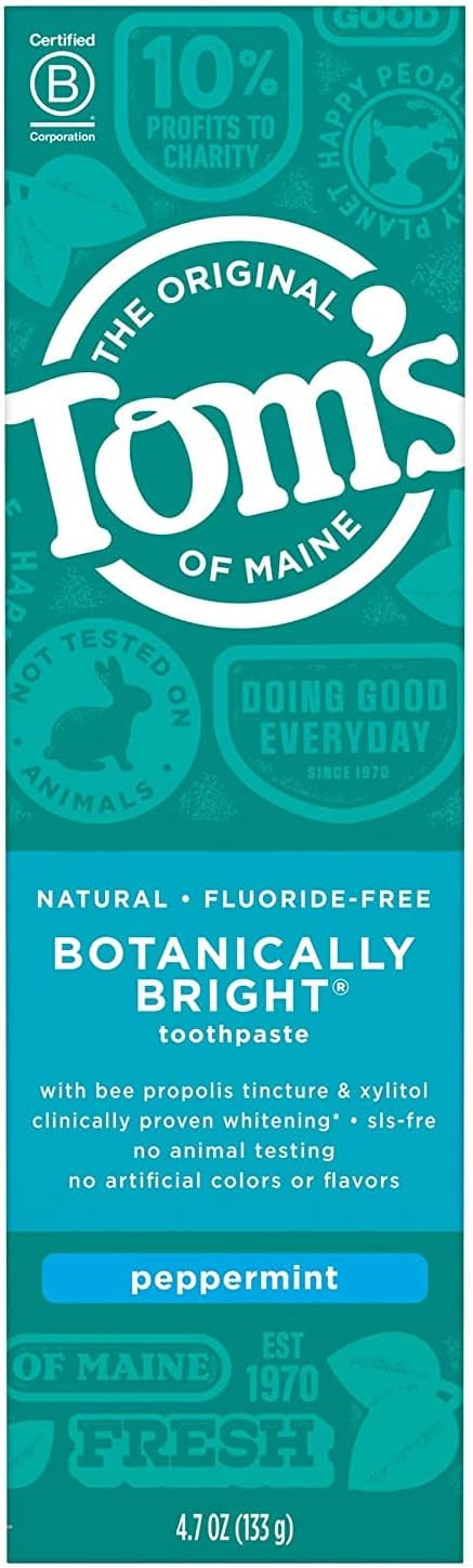 Toms Of Maine Tthpaste Whte Ppprmnt | Amazon (US)