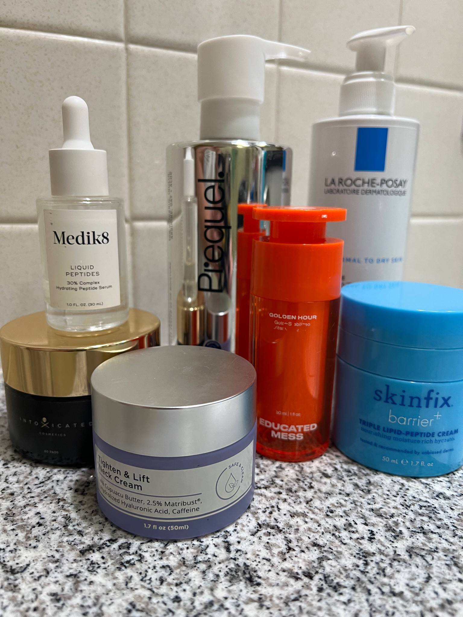 Over 40 Morning Skincare Routine 
Double cleanse (I’ve only found Prequel on TikTok) It’s AMAZING 
Exfoliate 
Vitamin C (included some favs) 
Peptides
Neck Cream 
Moisturizer 

#LTKBeauty #LTKOver40 #LTKMidsize