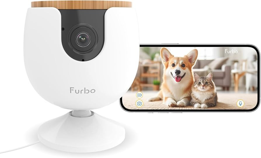 Furbo Mini NEW Pet Camera: Home Security Camera with Barking or Meowing Alerts, Cat or Dog Camera... | Amazon (US)