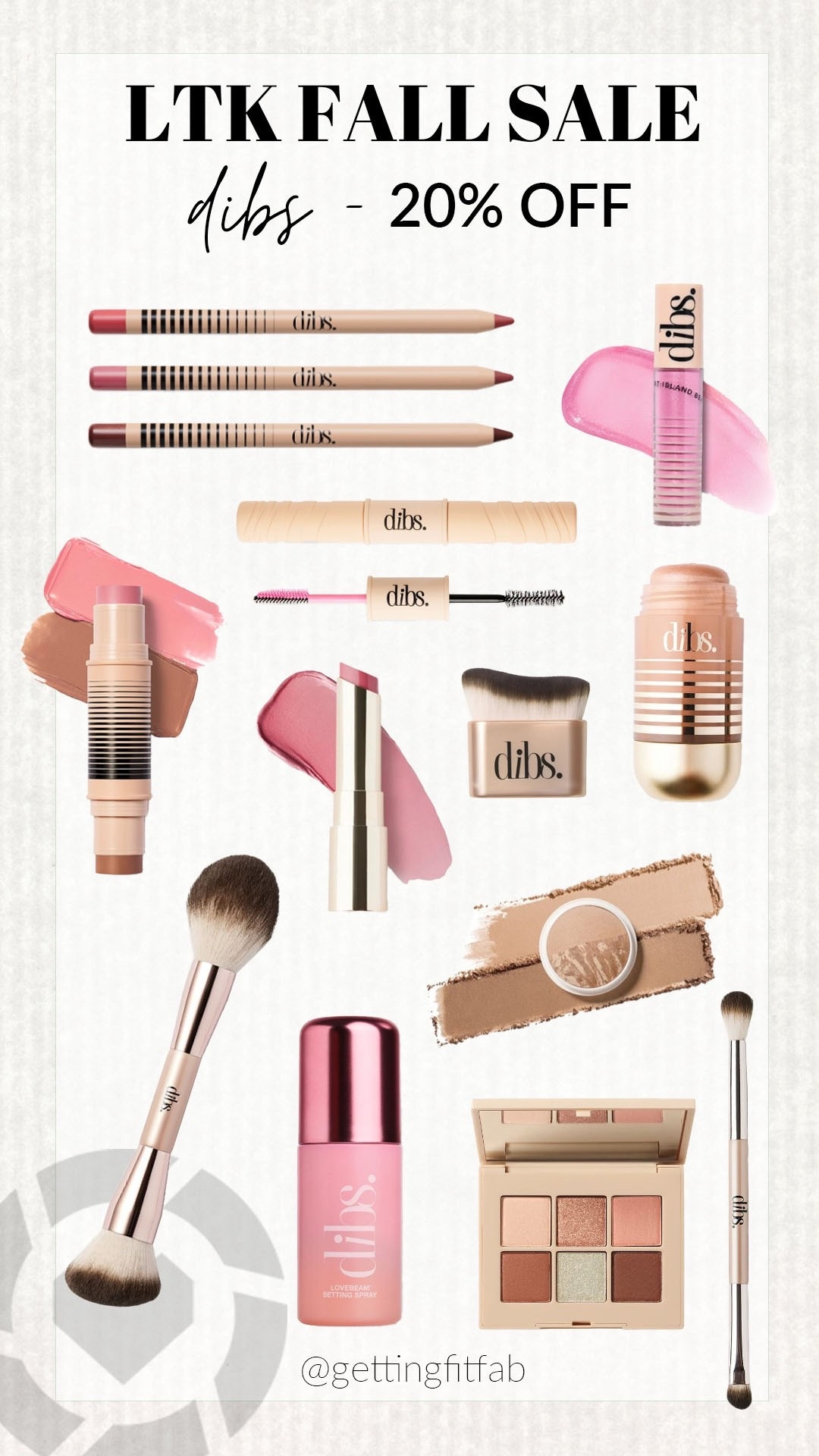 LTK fall sale - 20% off DIBS! 

#dibs



#LTKBeauty #LTKFallSale #LTKSaleAlert