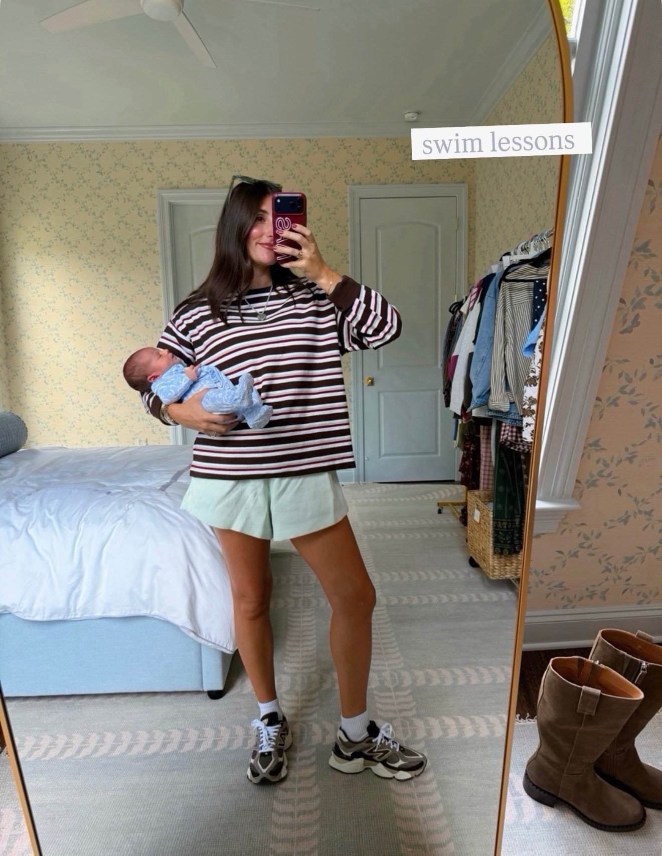What I’m wearing postpartum! Wearing smalls