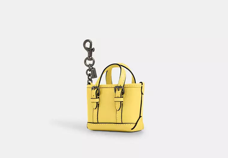 Mini Warner Tote Bag Charm | Coach Outlet CA