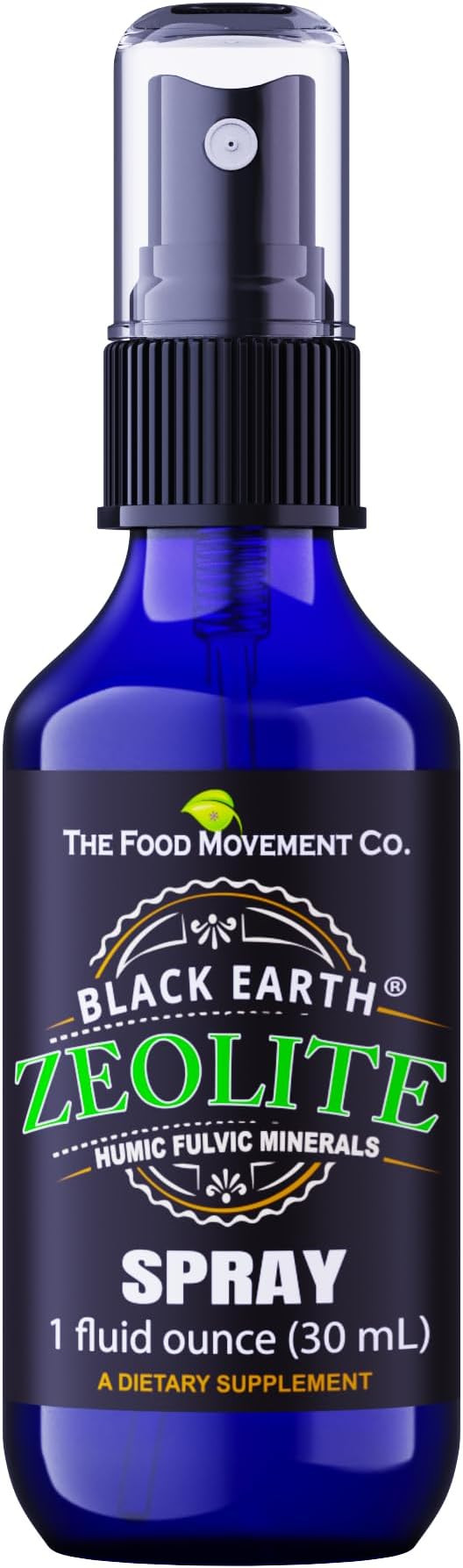 The Food Movement Black Earth Zeolite with Humic and Fulvic Acids and Trace Minerals for Detox, D... | Amazon (US)