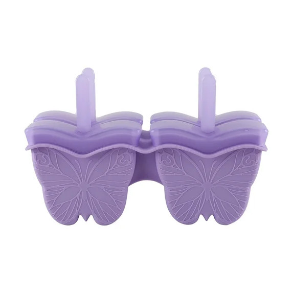 Butterfly Silicone Ice Pop Molds-4 Cavity Purple | Walmart (US)