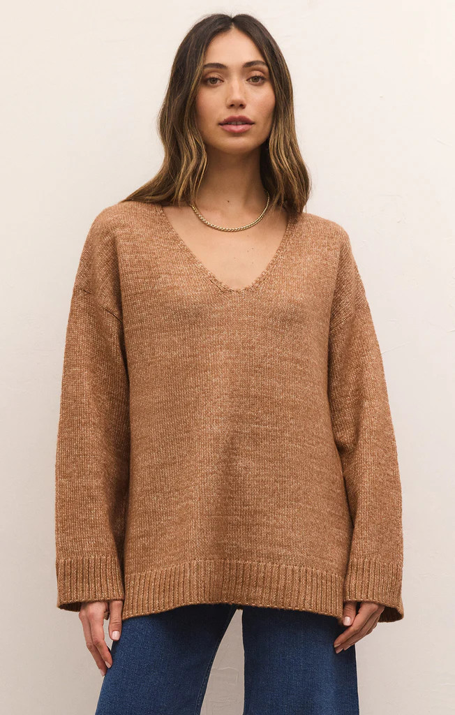 Luxe Modern V-Neck Sweater | Z Supply