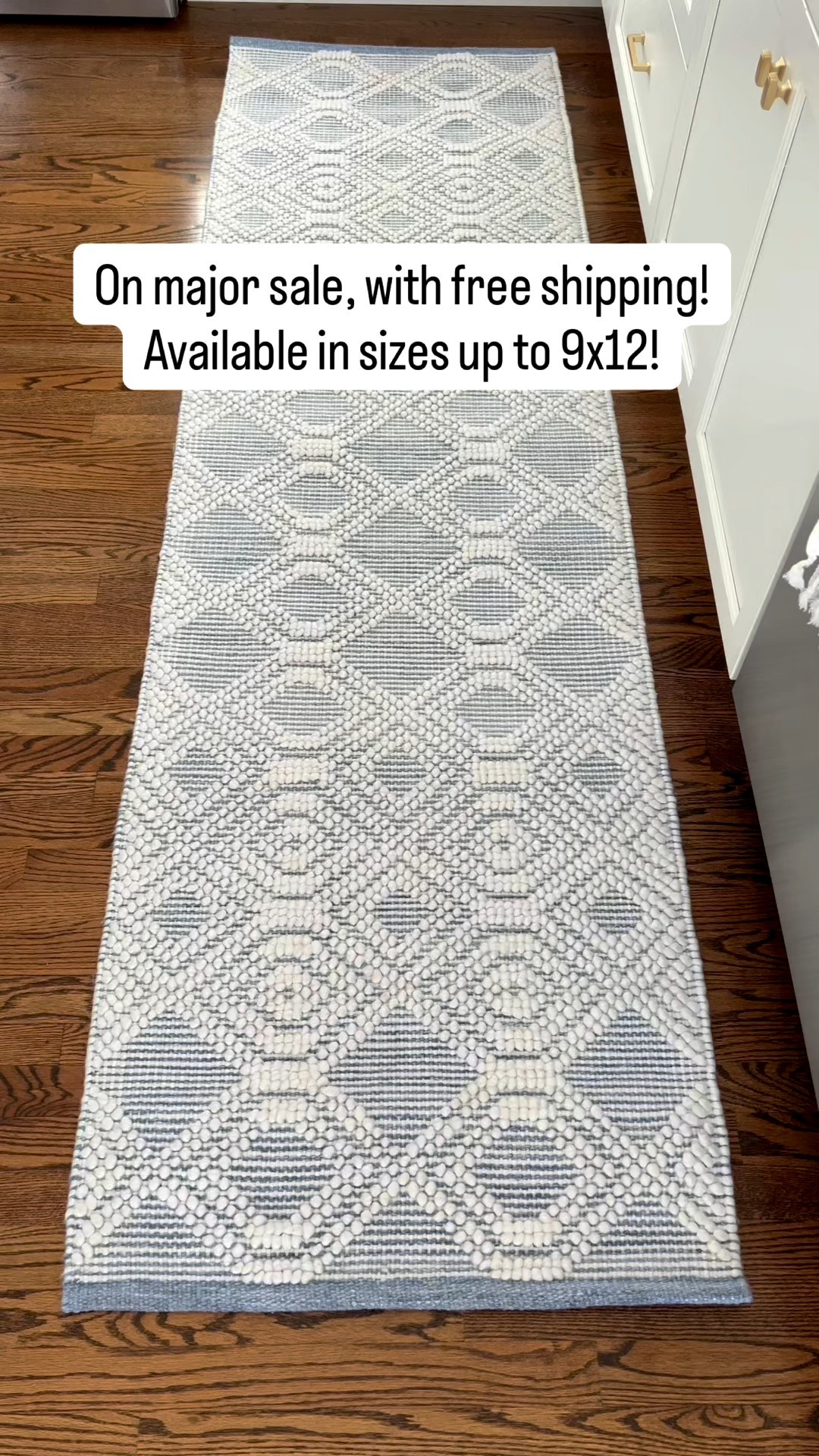 Major sale on my runner! It's also available in standard sizes, up to 9x12! - coastal home decor, wayfair rugs, beach house rugs, lake house rugs, kitchen runners, bedroom rugs, neutral rugs, blue & white rugs rugs, 9x12 rugs, 8x10 rugs, 5x8 rugs, 3x5 rugs, 10x14 rugs, 12x15 rugs, rugs on sale, coastal decor, coastal rugs, blue rugs, textured rugs, ryder rug look for less, affordable rugs, designer looks for less

#LTKSaleAlert #LTKHome