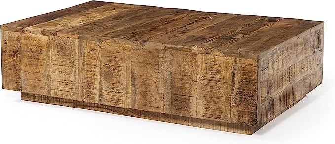 HomSof 100% Solid Wood Trunk Coffee Table, Style 6 | Amazon (US)