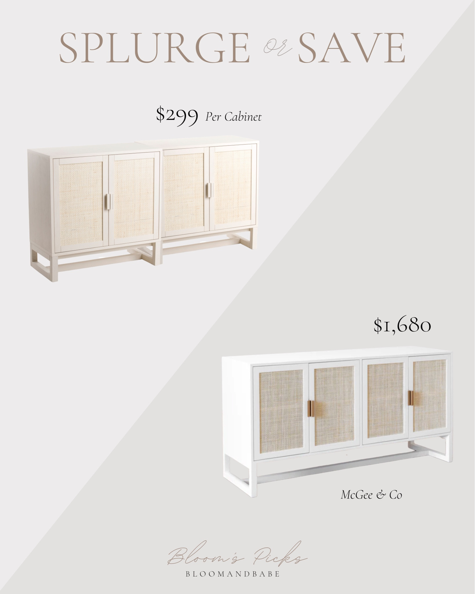 Shop this gorgeous McGee and Co dupe! Cannot believe the savings on these two pieces! 

McGee and co/cabinet /sideboard/ dining room furniture/dining room storage/ white cane cabinet /cane accents

#LTKsalealert #LTKhome #LTKFind