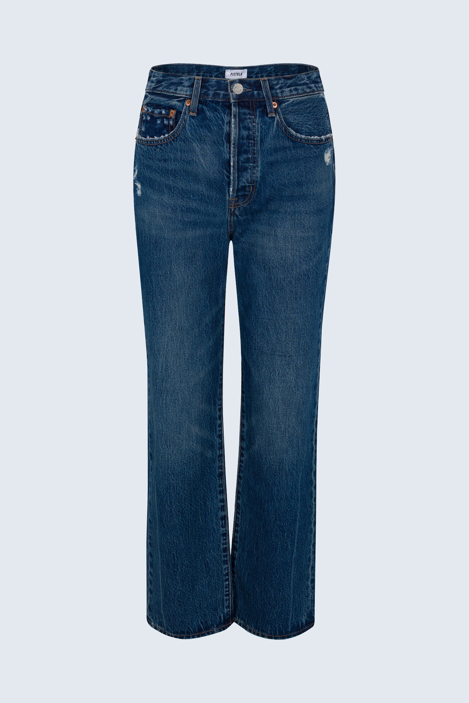 PETITE Cassie Super High Rise Straight Jean - Cameo Vintage | Pistola Denim