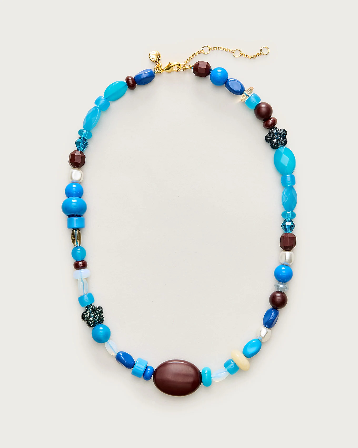 Mixed stone and bead necklace | J. Crew US