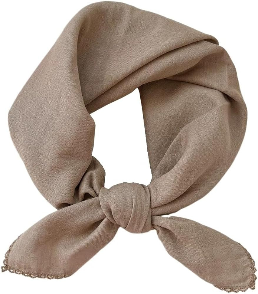 Premium Double Layer Cotton Bandana Head Hair Neck Scarf Scarves, Headband, Head Wrap for Women 2... | Amazon (US)