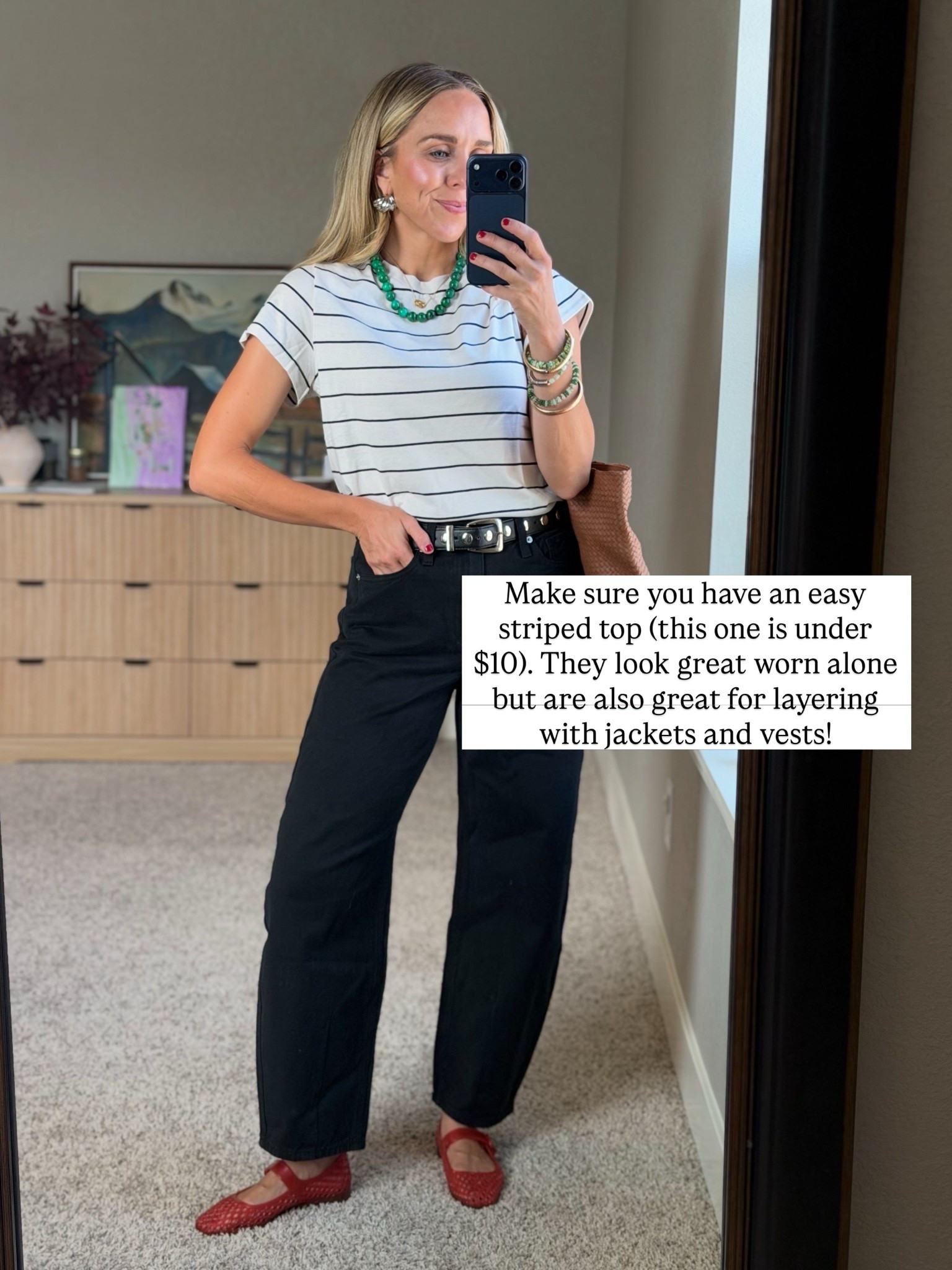 A simple striped top can be worn so many ways! 

I am a size small
top and 2 or 26 bottoms.

#LTKgrwm #LTKmomlife #LTKootd